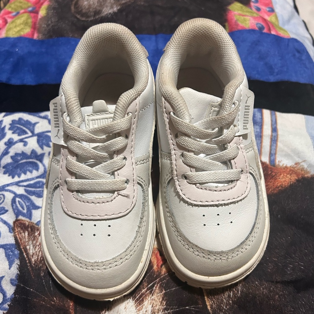 Puma Kids White Sneakers